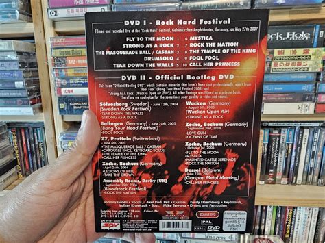 Axel Rudi Pell Live Over Europe Cd Dvd Photo Metal Kingdom