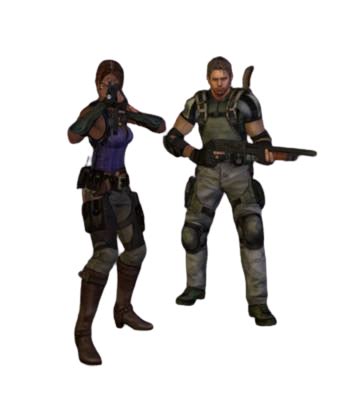 RE5 Chris And Sheva Pose1 by karl2db on DeviantArt