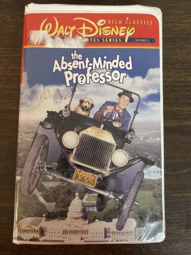 Walt Disney Classics The Absent Minded Professor Vhs Clamshell Case Ebay