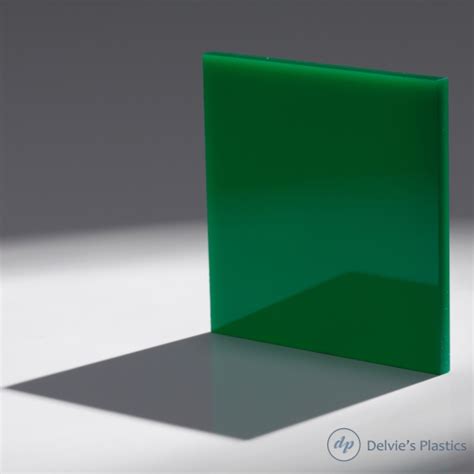2108 Translucent Green Acrylic Sheet: Delvie's Plastics Inc.