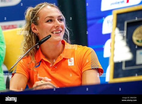 Krakow June 23 Lieke Klaver Of The Netherlands During A Press