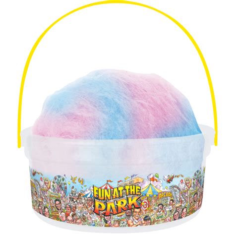 Plain Cotton Candy Bag 1000 Case Hometown Concessions