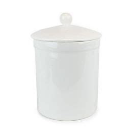 White Ceramic Compost Caddy Kitchen Food Waste Bin All Green