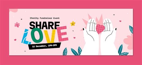 Free Vector Charity Event Template Design