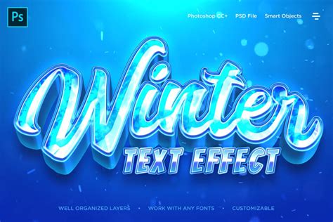 Best Photoshop Ice Effects Ice Texture Brush Text Effects