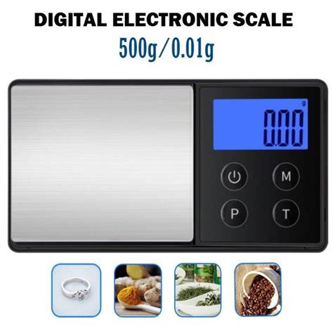 Digital Electronic Scale 500g001g High Precision Weighing Gram