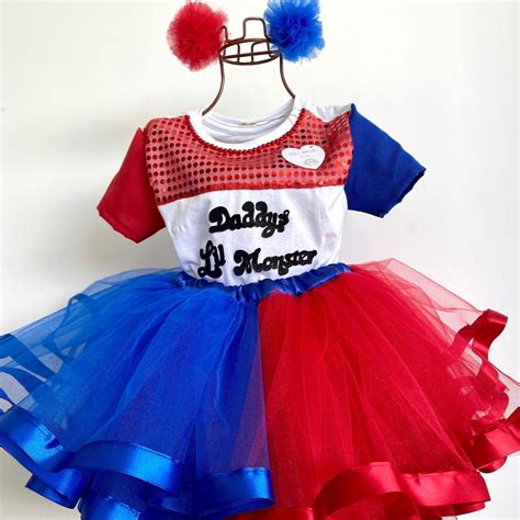 Vestido Fantasia Arlequina Harley Quinn Elo Produtos Especiais