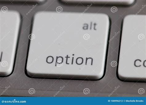 close   keyboard  option key stock photo image  option home