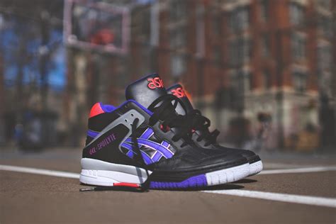 Asics Gel Spotlyte Og Black Purple Red Sneakerbox