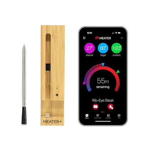 MEATER Plus Thermomètre à viande intelligent avec Bluetooth Portée