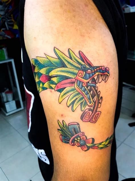 Menacing Quetzalcoatl Tattoo Meanings Tattoo Ideas Tattoo