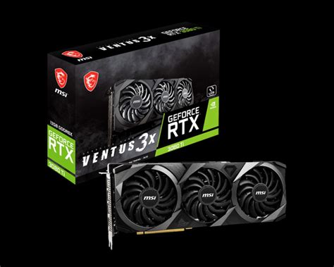 Msi Geforce Rtx 3080 Ti Ventus 3x 12g Oc Computers And Tech Parts