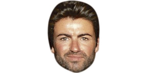 George Michael Beard Celebrity Mask Celebrity Cutouts