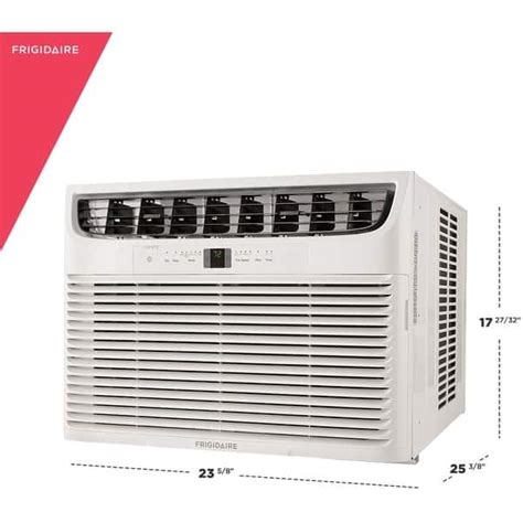 Frigidaire 18 000 Btu Window Air Conditioner With Supplemental Heat And Slide Out Chassis Bed