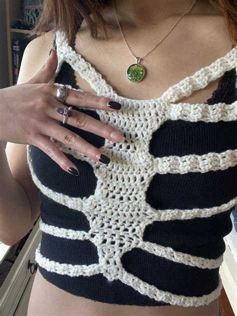 Phoebe Bridgers Inspired Crochet Skeleton Crochet Fashion Crochet