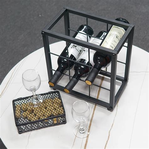 Amazon Cokritsm Bottle Free Standing Wine Racks Stackable Wine