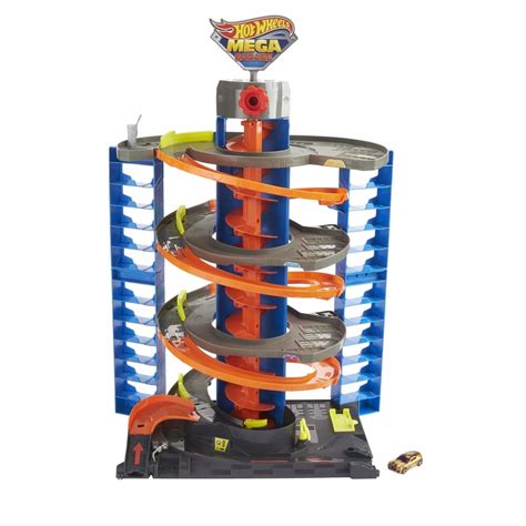 GARAŻ HOT WHEELS city ZAKRECONY wysoki cm ZESTAW z samochodem dla DZIECI Allegro pl