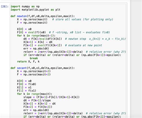 Solved 28 Import Numpy As Np Import Matplotlibpyplot As