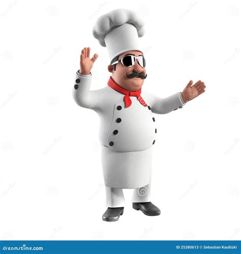 Funny Kitchen Chef Stock Illustration Illustration Of Cook 25380613