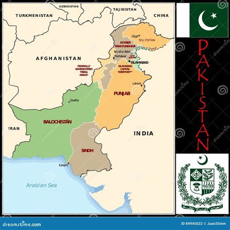 Administrative Divisions Map Of Pakistan Pakistan Map Pakistan Images