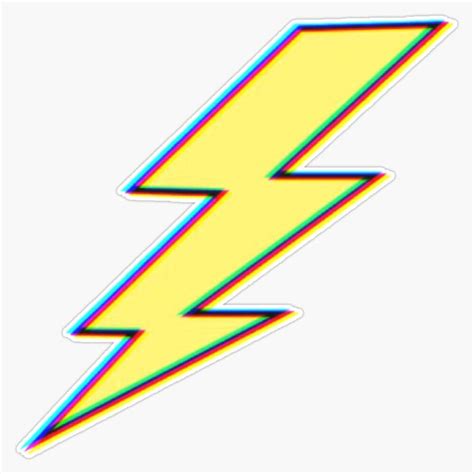 Lightning Bolt Vinyl Waterproof Sticker Decal Car Laptop