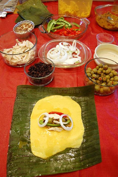 Hallaca Hayaca Tamal Pastel Traditional Venezuelan Christmas Food Stock ...