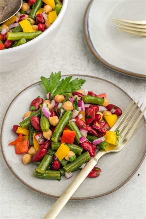 Three Bean Salad Recipe Fresh And Easy Flavor The Moments