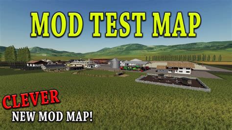 MOD TEST MAP CLEVER NEW MOD MAP Farming Simulator 19 PS5 MAP TOUR