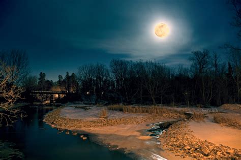 Wallpaper Sunlight Trees Landscape Sunset Night Water Nature Reflection Sky Snow