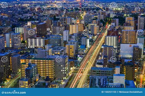 Night View Of Sendai Japan Stock Image Image Of Asia Famous 150251155