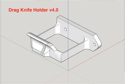 Lowrider Cnc Add On Kinematic Drag Knife Holder V Mm