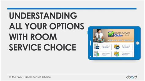 To The Point Room Service Choice Youtube