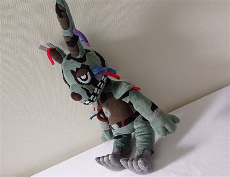 Springtrap Animatronic Fnaf Cm Plush Toy Five Etsy Uk