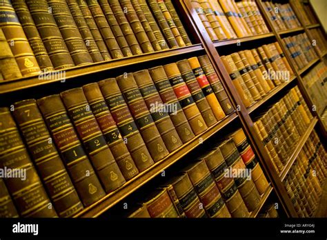 Law Books In The Library Of The Middle Temple In The Inns Of Court In