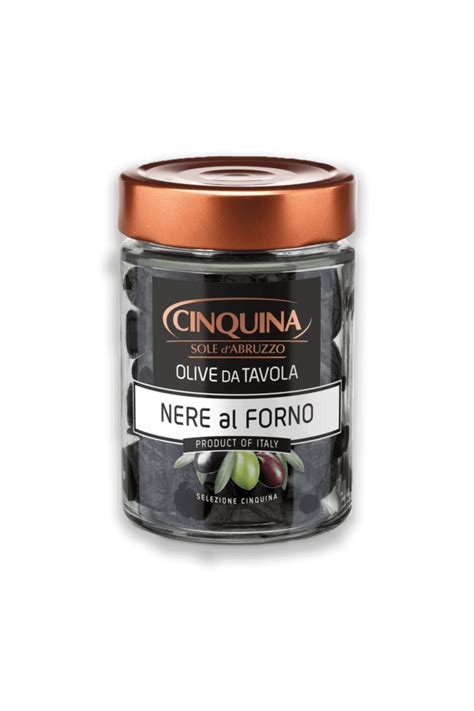 Olive Nere Al Forno Cinquina Azienda Agroalimentare Italiana