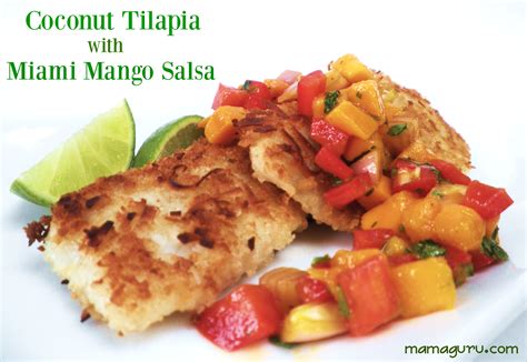 Coconut Crusted Tilapia With Miami Mango Salsa Mamaguru