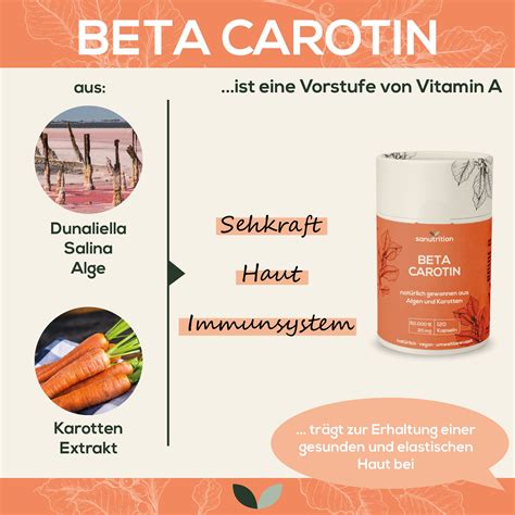 Sanutrition Beta Carotin Mg St Shop Apotheke