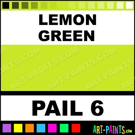 Lemon Green Glitter Body Face Paints - PAIL 6 - Lemon Green Paint ...