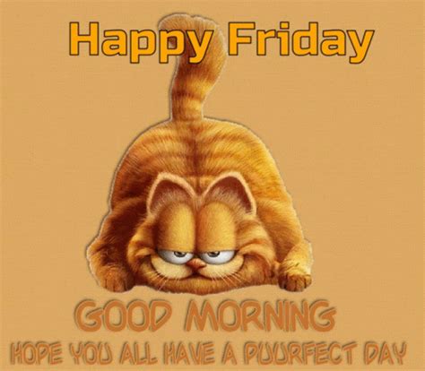 Friday Garfield GIF - Friday Garfield Happy Friday - Discover & Share GIFs