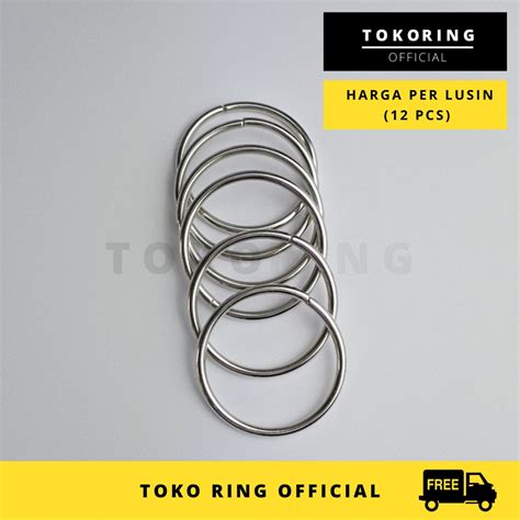 Jual Ring Bulat Cm Tebal Mm Nikel Toko Ring Official Harga Per