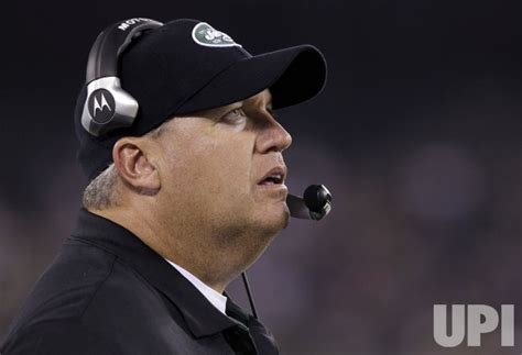 Photo New York Jets Head Coach Rex Ryan Stands On The Sidelines At The