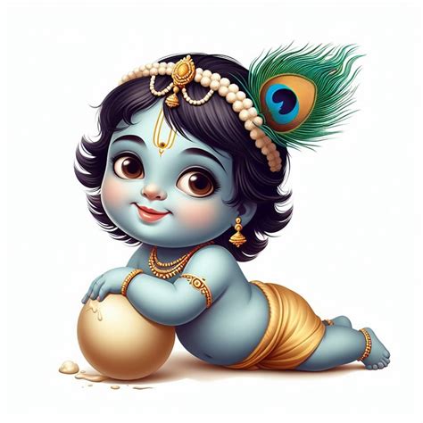 Download Krishna God India Royalty Free Stock Illustration Image