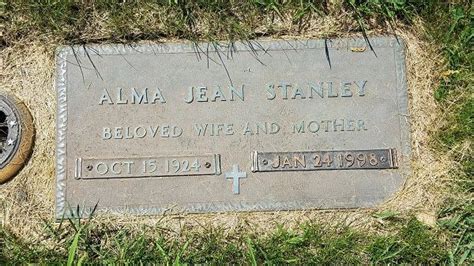 Alma Jean Melton Stanley 1924 1998 Find A Grave Memorial