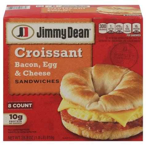 Jimmy Dean Sandwiches Bacon Egg And Cheese Croissant Publix Super Markets