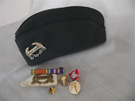 Rotc Lot Hat And Pins Collectibles Reserve Officers Training Etsy