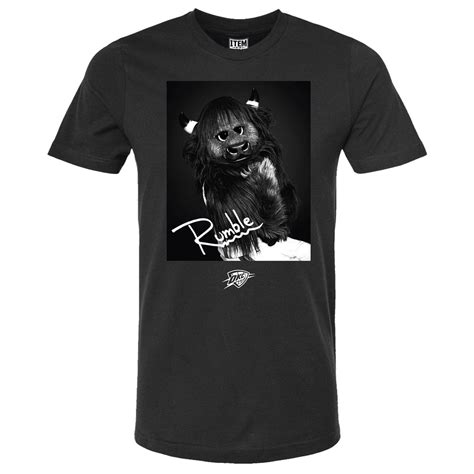 Okc Thunder Rumble Portrait T Shirt Official Okc Thunder Shop