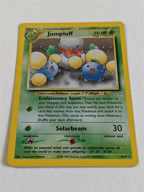 Pokemon Jumpluff 9 64 Rare Holo Neo Revelation LP PL EBay