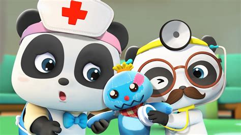 Little Panda Toy Doctor Ambulance Doctor Cartoon Kids Songs