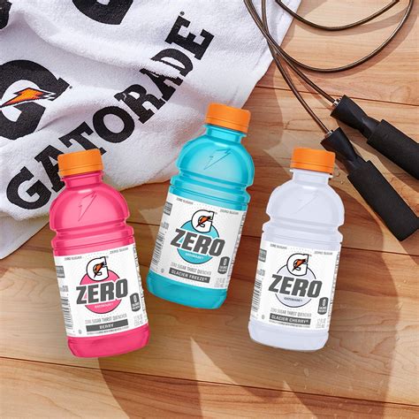 Gatorade G Zero Sugar 4 Flavor Variety Pack Thirst Quencher Sports Drink 12 Oz 24 Botellas