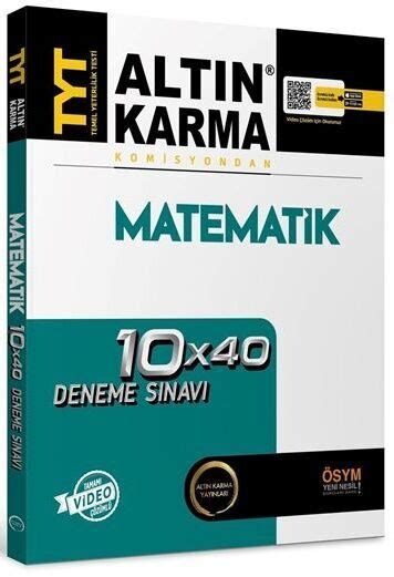 Alt N Karma Tyt Matematik X Bran Deneme Kitap Ler Ler